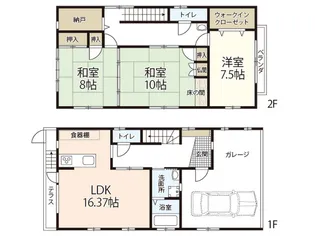 広島県呉市天応南町【一戸建】の間取り