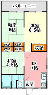 タナカハイツIII【2階】の間取り