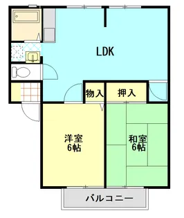 メゾン・ドリームA【1階】の間取り