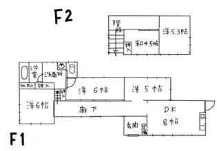 群馬県みどり市東町荻原【一戸建】の間取り