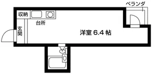 町屋ニュートーキョービル【6階】の間取り