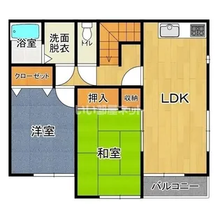 グリーンヒル【2階】の間取り