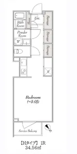 ルミークアン上原【2階】の間取り