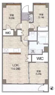 埼玉県さいたま市北区植竹町1【マンション】の間取り