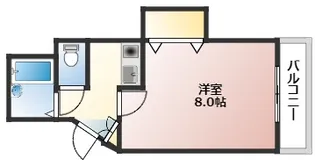 LA PRIMAVILLA地蔵通り【8階】の間取り