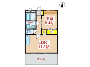 ステラルーチェ【1階】の間取り