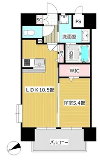 フェリス久留米シティ【12階】の間取り