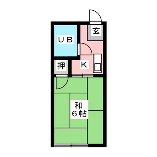 キトウハイツ【1階】の間取り
