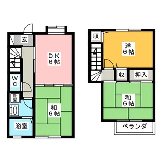 神奈川県小田原市穴部【一戸建】の間取り