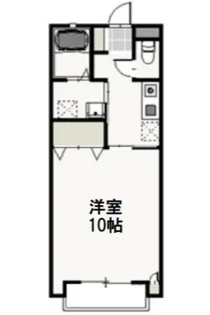 サンハイツ福富【2階】の間取り