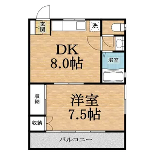 千葉県千葉市緑区おゆみ野中央6【アパート】の間取り