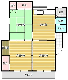 国府レジデンス【1階】の間取り