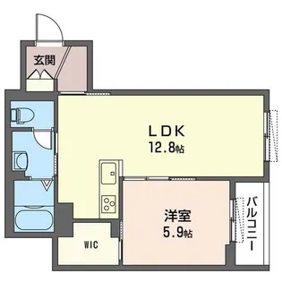 アドラーブル【1階】の間取り