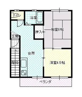グランドハイツ【2階】の間取り