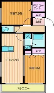 フォルセノーグ【2階】の間取り