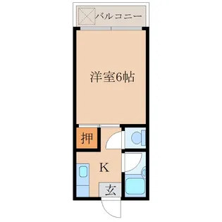 カスタリア【3階】の間取り