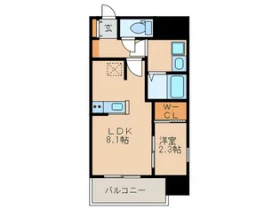ALLEM YOSHIZUKA【10階】の間取り