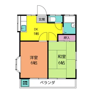野田アパート【2階】の間取り