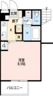 福生セイワレジデンス【3階】の間取り