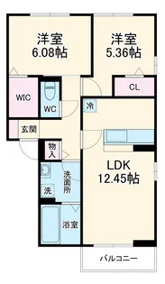 アルタフォーレ A【1階】の間取り