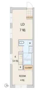 エスセナーリオ中野新井245【2階】の間取り