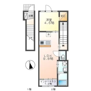 神奈川県川崎市川崎区大島5【アパート】の間取り