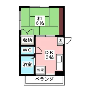 エースハイム【3階】の間取り