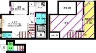 AX港楽(アークス港楽)【1階】の間取り