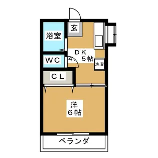 コーポ東【2階】の間取り