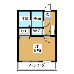 クレフラスト松戸吉井町B棟【2階】の間取り