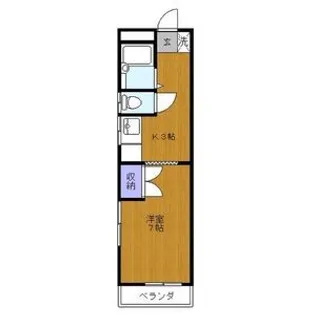 藤ハウス【3階】の間取り