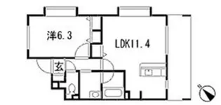 エミネンス古市 弐番館【2階】の間取り