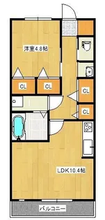 クイーンバード II【2階】の間取り