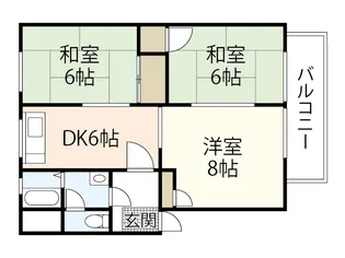 ロマンハイム【2階】の間取り