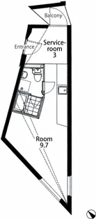 T FLAT【5階】の間取り