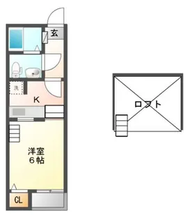 クリスタルガーデン【1階】の間取り