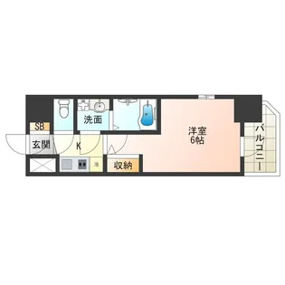 大阪府大阪市北区大淀中2【マンション】の間取り