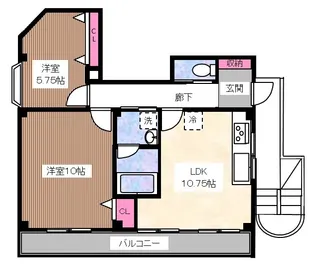 東京都北区赤羽西3【マンション】の間取り