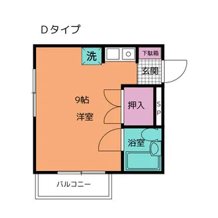ベルジュ壱番館【3階】の間取り
