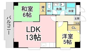 クレベール田町【3階】の間取り