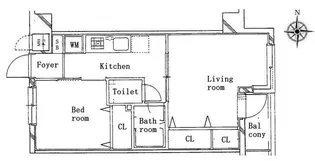 ステージ中馬込【1階】の間取り