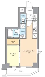 AIFLAT渋谷西原【2階】の間取り