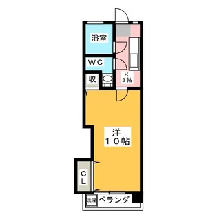 内田ビル【3階】の間取り