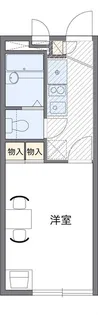 レオパレスオズヴァリー【1階】の間取り