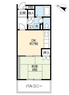 UR日進香久山花の街【1階】の間取り