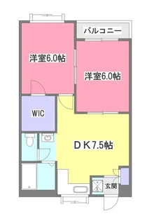 東京都清瀬市中清戸1【アパート】の間取り