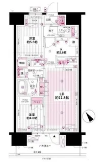 クレヴィア上野入谷【5階】の間取り