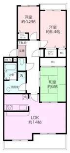 3LDKの間取り画像