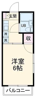 ホスピタリテ市川北【3階】の間取り
