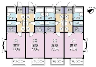ハイネストヴィラ【2階】の間取り